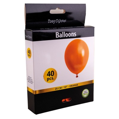 Latexové balónky oranžové 40ks