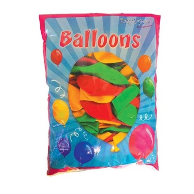 Latexové balónky mix červené, zelené a žluté 100ks