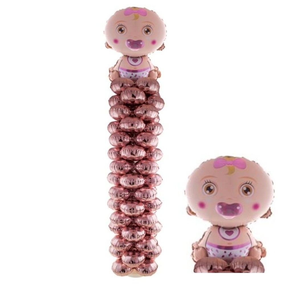 Nafukovací dekorace foliové balónky Holčička 175cm