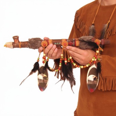 Indiánská dýmka míru 45cm