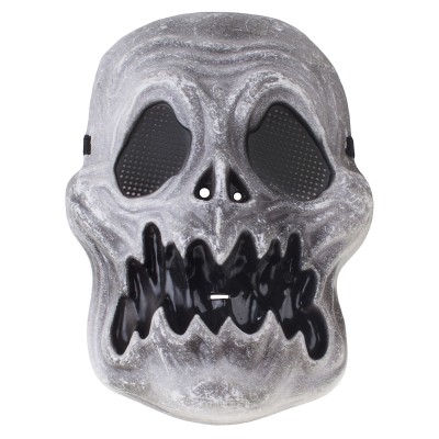 Maska lebka šedá