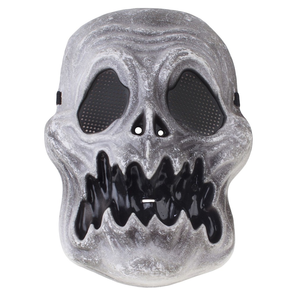 Maska lebka šedá