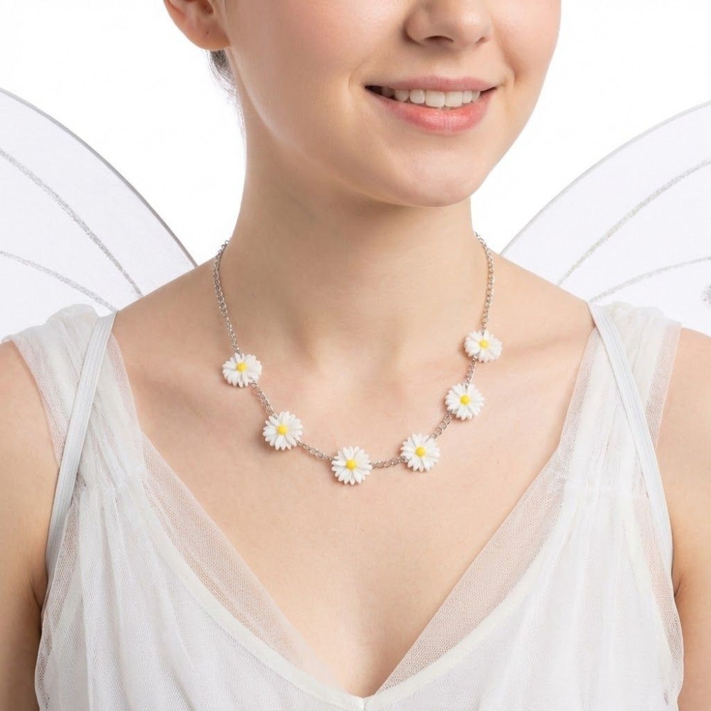 Náhrdelník květiny sedmikrásky