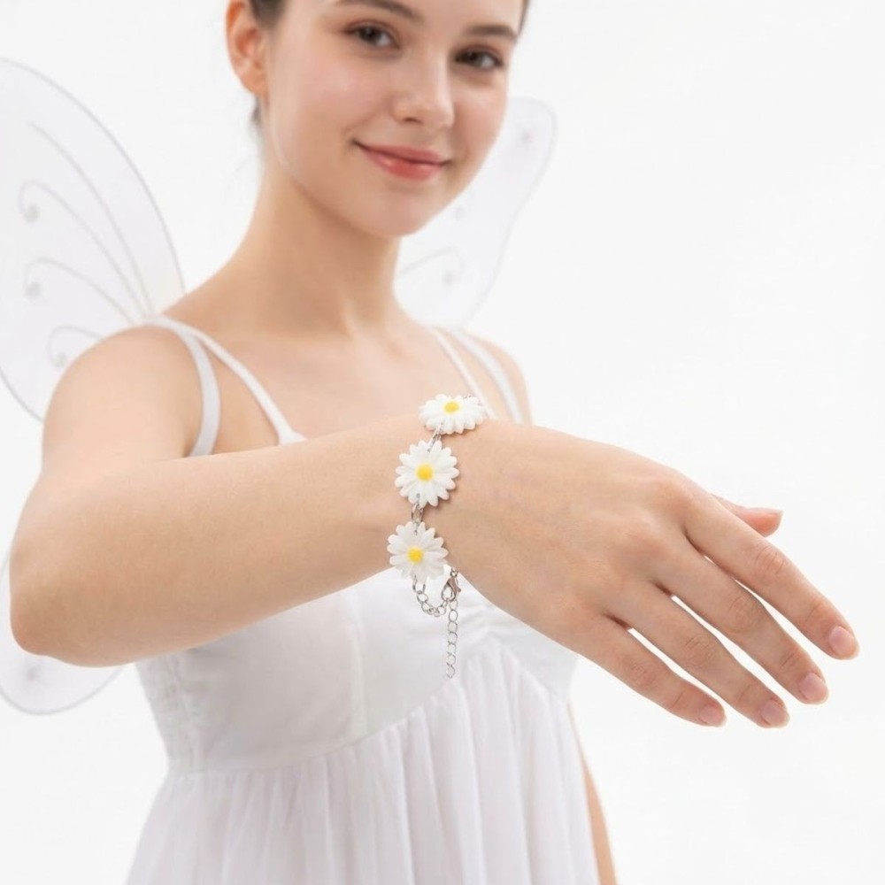 Náramek květiny sedmikrásky