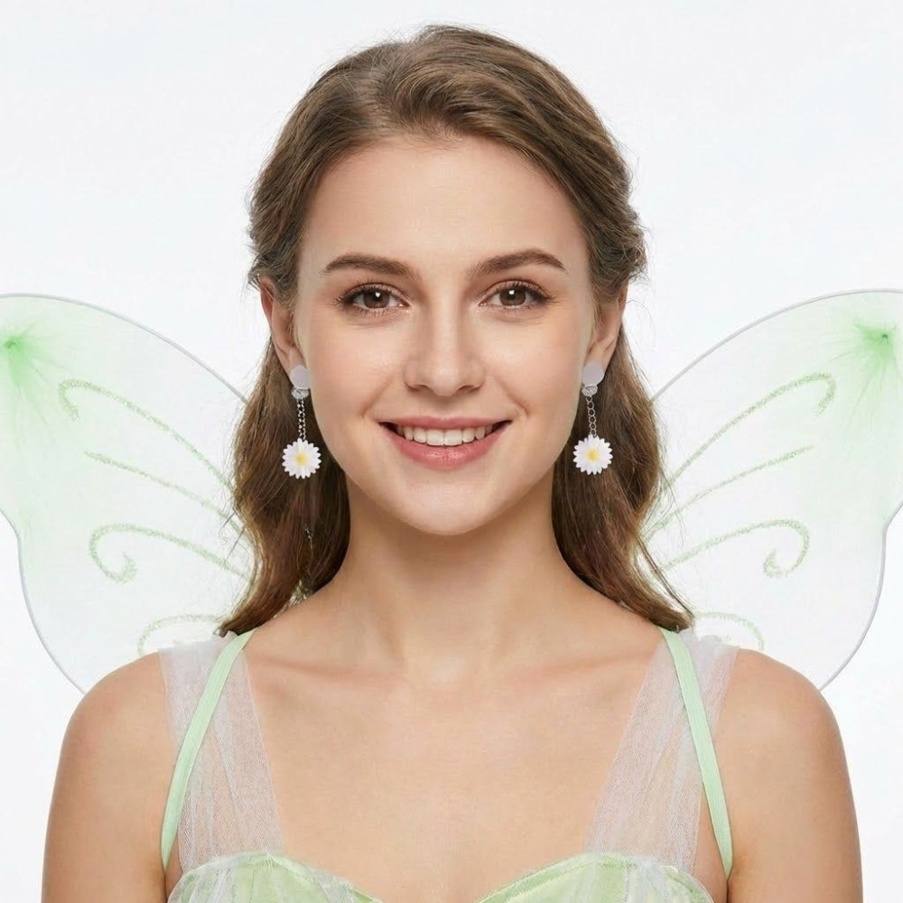 Náušnice květiny sedmikrásky