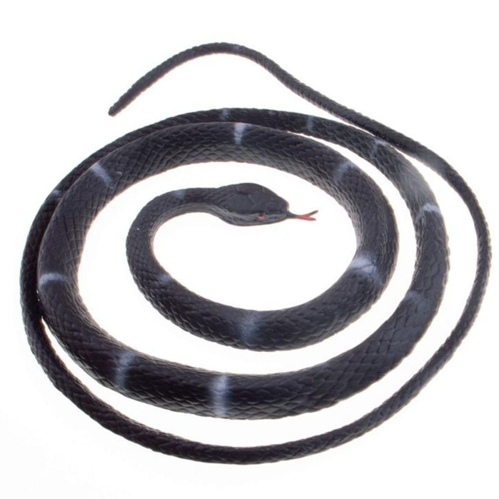 Černý plastový had