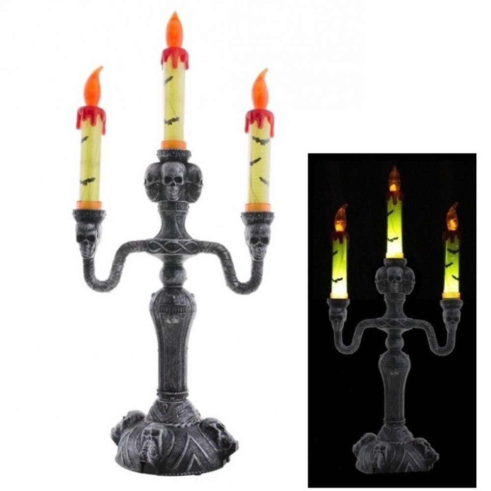 Svícen svítící Halloween dekorace 40cm