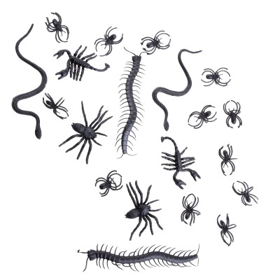 Hmyz černá havěť sada 20ks