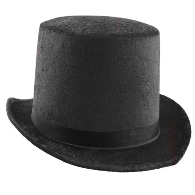 Klobouk cylindr sametový černý