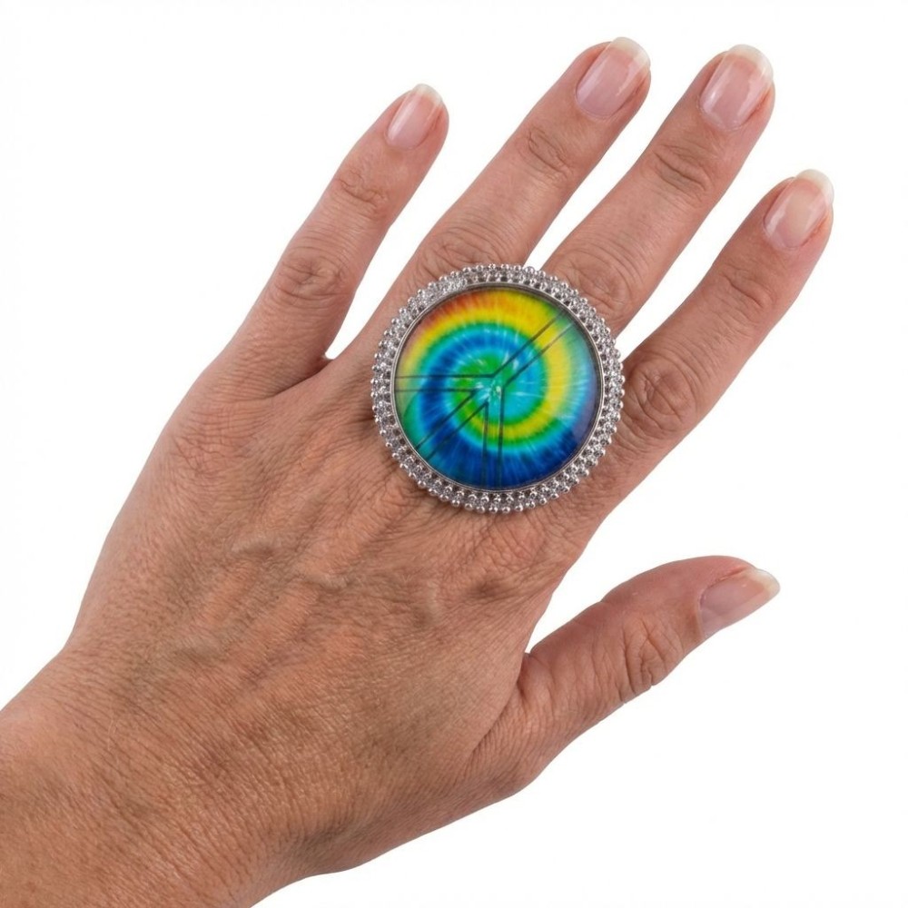 Prsten Hipík Peace velký