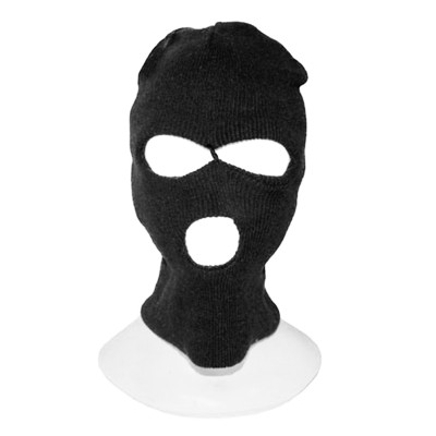 Černá kukla maska balaklava