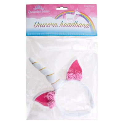 Čelenka jednorožec růžová