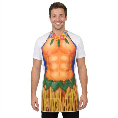 Pánská zástěra Havaj plastová 90cm