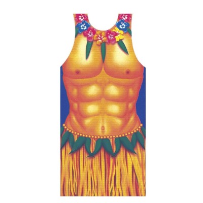 Pánská zástěra Havaj plastová 90cm