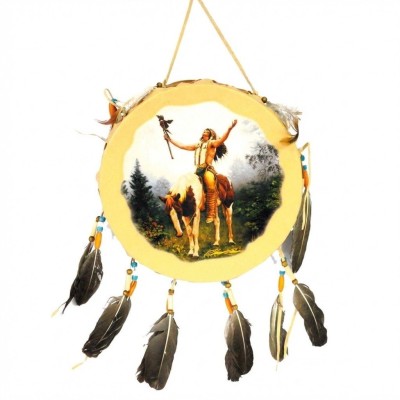 Indiánská dekorace bubínek 25cm