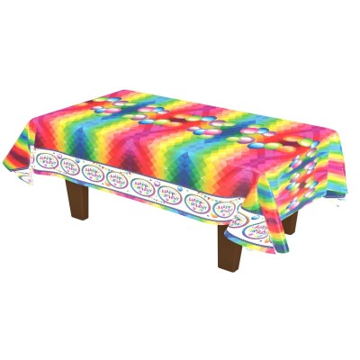 Plastový party ubrus Narozeniny Happy Birthday 270 x 136 cm