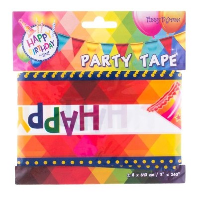 Dekorační páska Narozeniny Happy Birthday 6 m