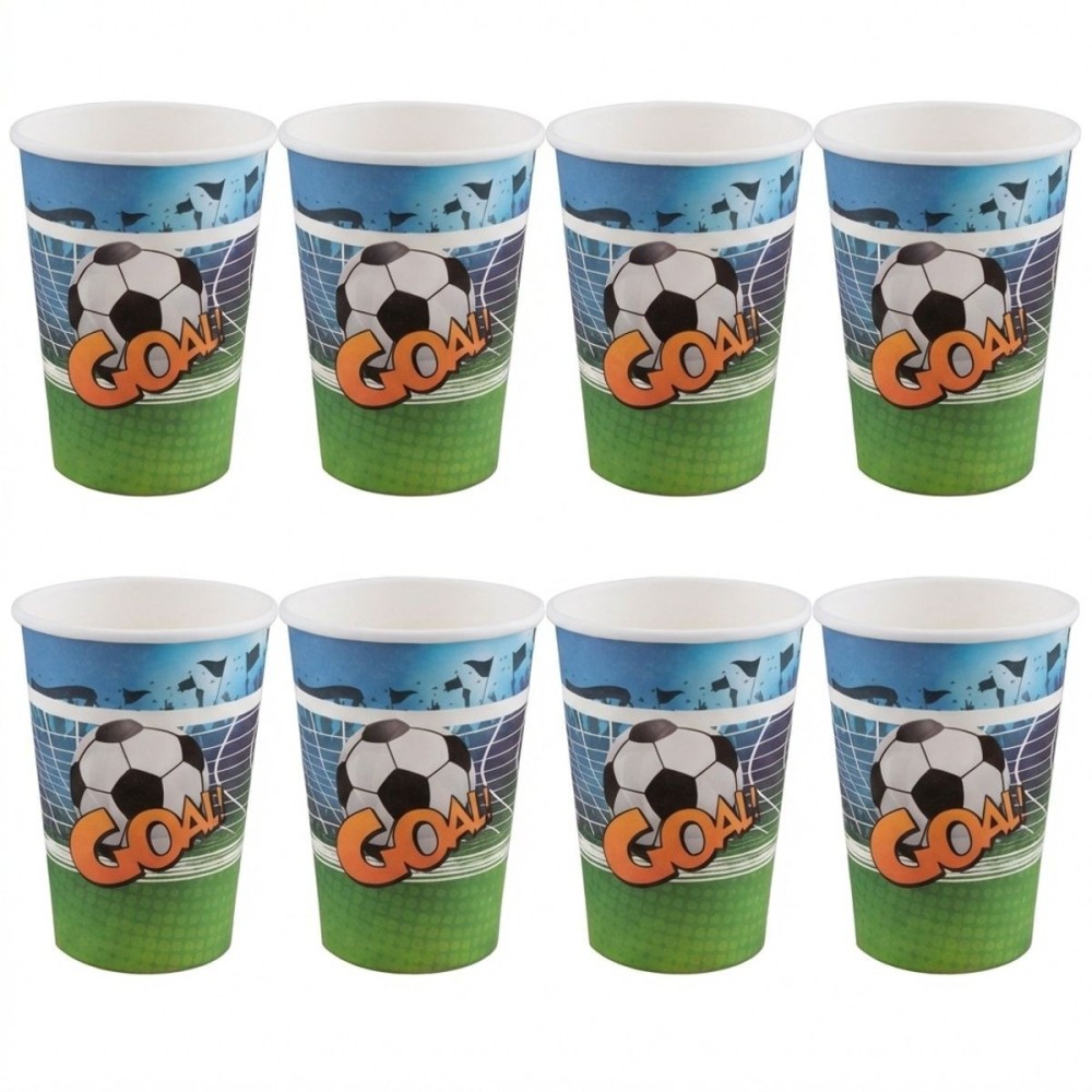 Papírové kelímky Fotbal 8ks