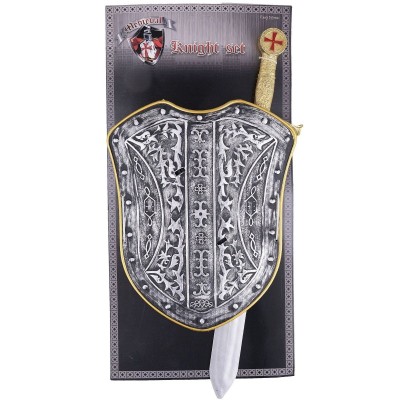 Sada pro rytíře štít a meč