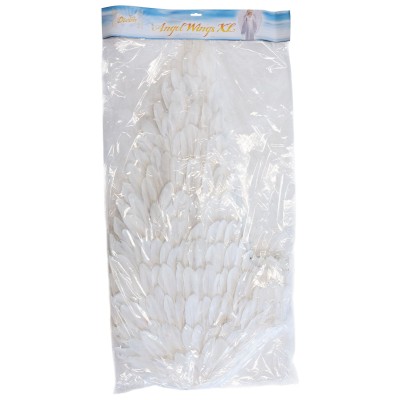 Andělská křídla bílá velká MAXI 120 cm