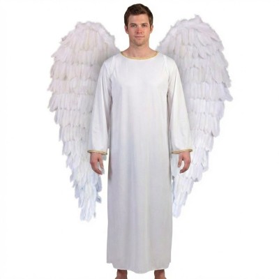 Andělská křídla bílá velká MAXI 120 cm
