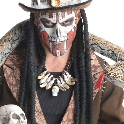 Náhrdelník se zuby pravěk divočina