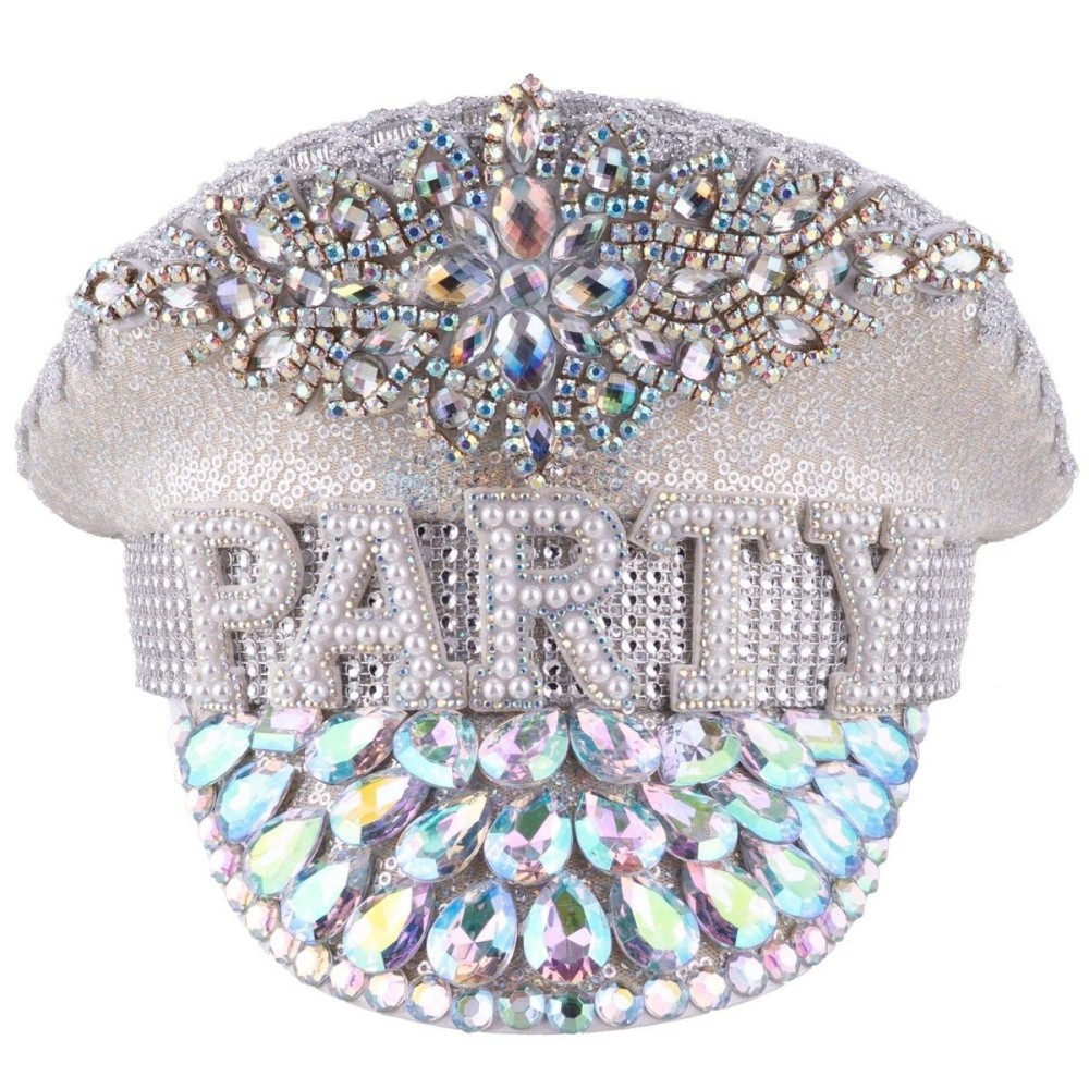 Čepice PARTY stříbrná