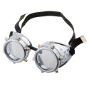 Brýle steampunk stříbrné