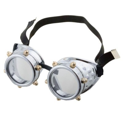 Brýle steampunk stříbrné