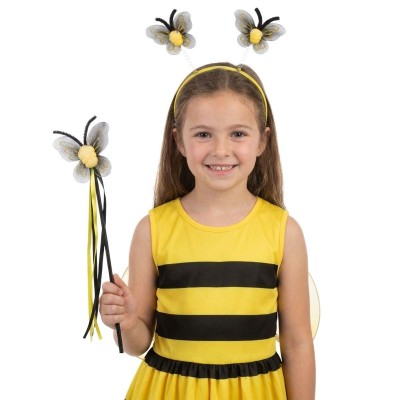 Sada včelka čelenka a hůlka