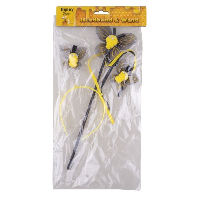 Sada včelka čelenka a hůlka