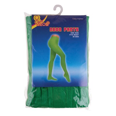 Punčochy dámské neon zelené