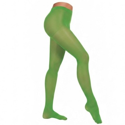 Punčochy dámské neon zelené