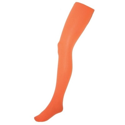 Punčochy dámské neon oranžové