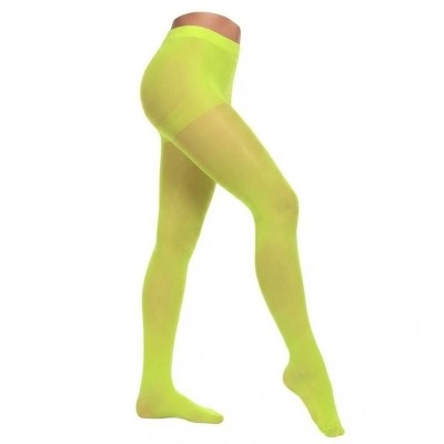 Punčochy dámské neon žluté