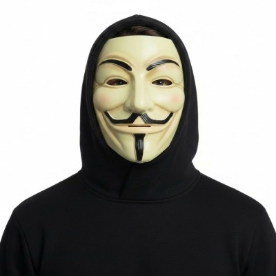 Maska Guy Fawkes Anonymous žlutá