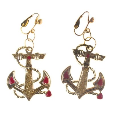 Náušnice námořnice kotva