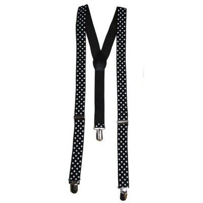 Šle kšandy černé s puntíky