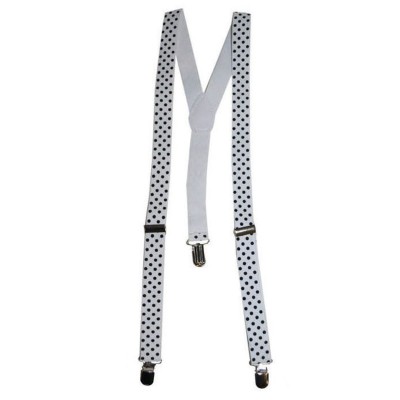 Šle kšandy bílé s puntíky