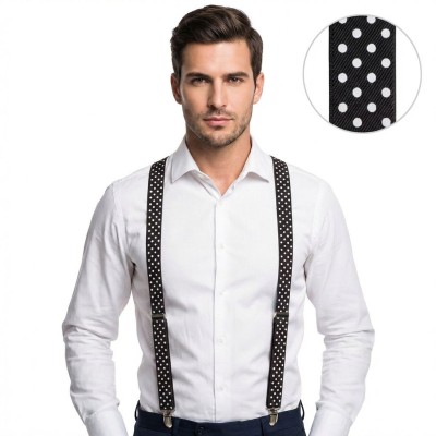 Šle kšandy černé s puntíky