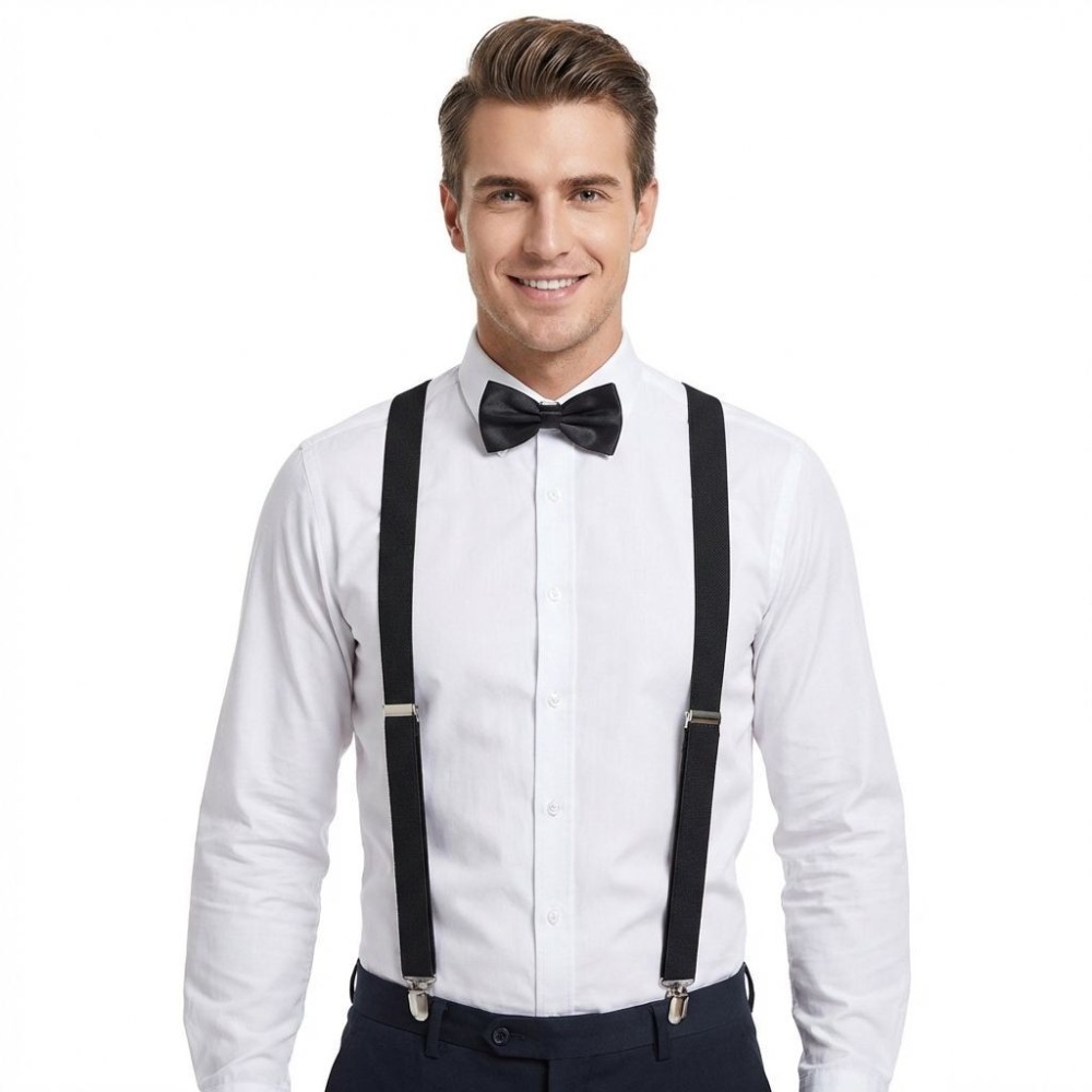 Šle kšandy a motýlek černý