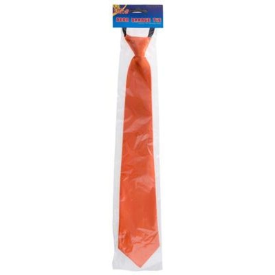 Kravata neon oranžová