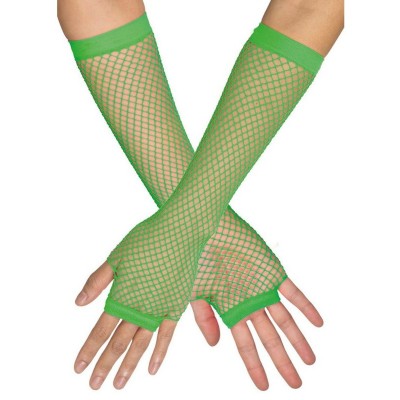 Rukavice síťované neon zelené