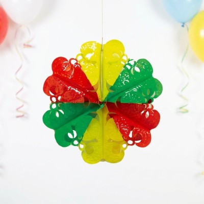 Party dekorace barevná plastová 30cm