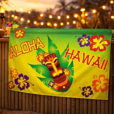 Dekorace vlajka Aloha Havaj 150 x 90 cm