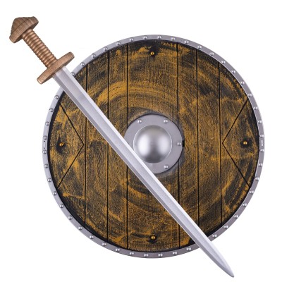 Sada viking štít a meč 62cm