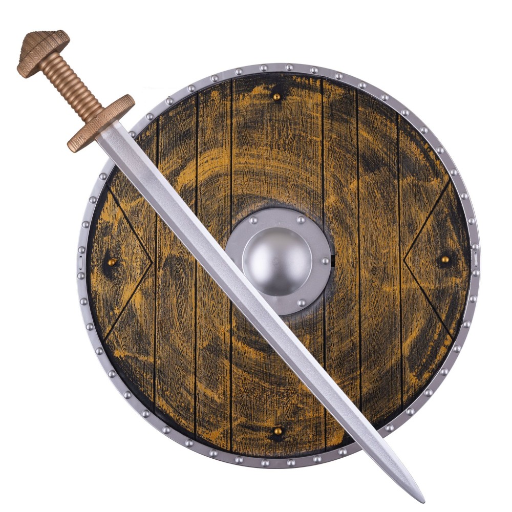 Sada viking štít a meč 62cm