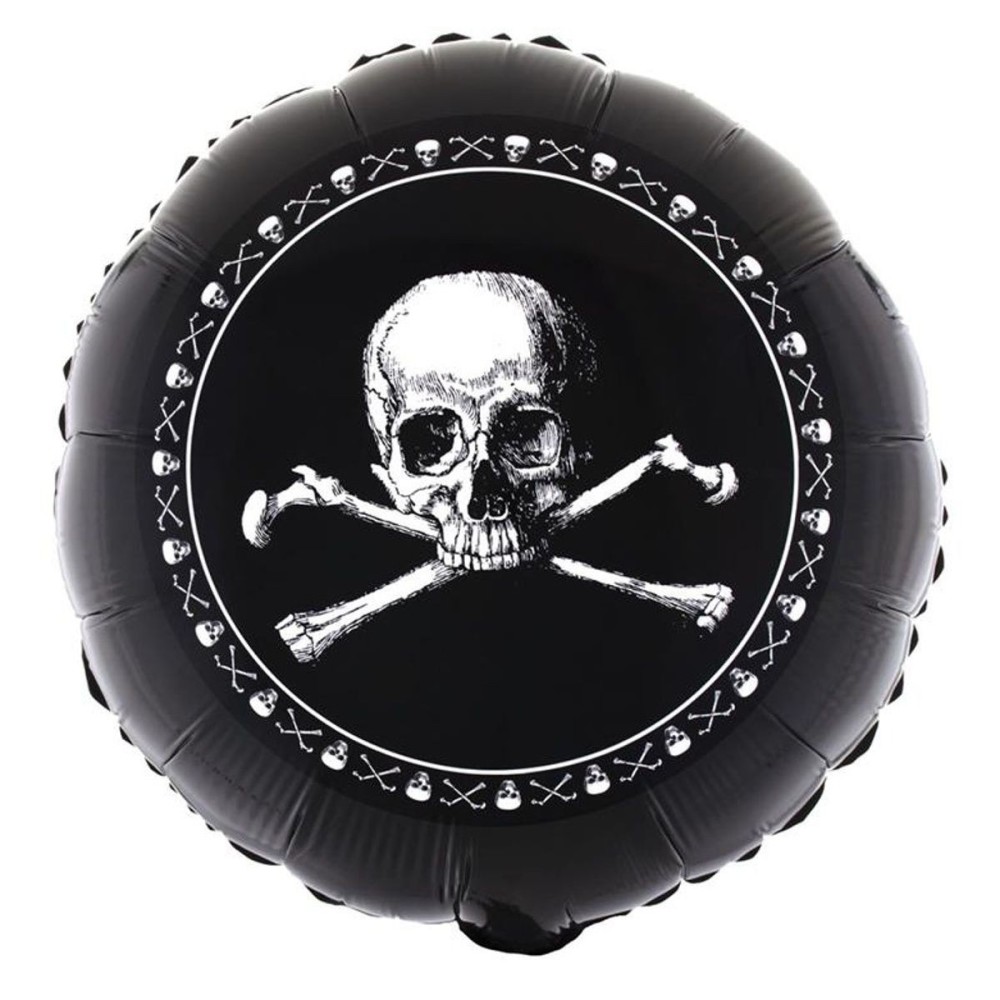 Foliový balónek Pirát lebka 52 cm