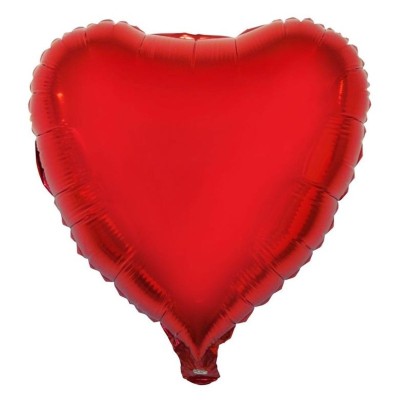 Foliový balónek červené srdce 52 cm