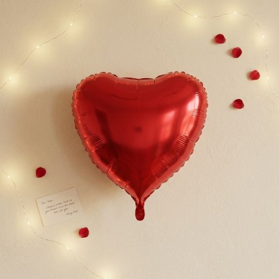 Foliový balónek červené srdce 52 cm